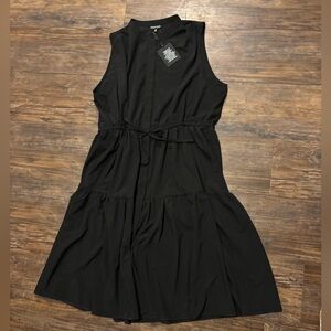 NWT Modern Works Black Tiered Dress - Size 3X